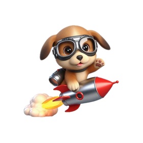 Rocket Puppy Stickers