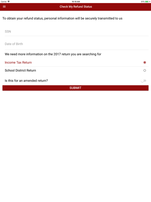 App screenshot