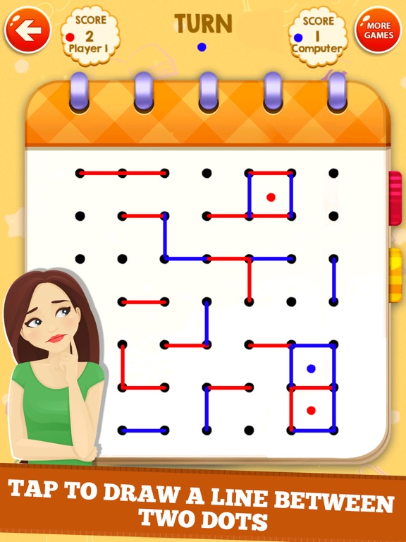 Screenshot #4 pour Dots & Boxes : Connecting Game