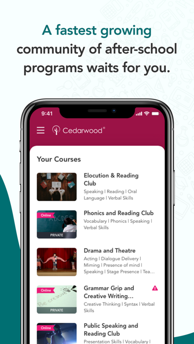 Cedarwood for Teachers screenshot