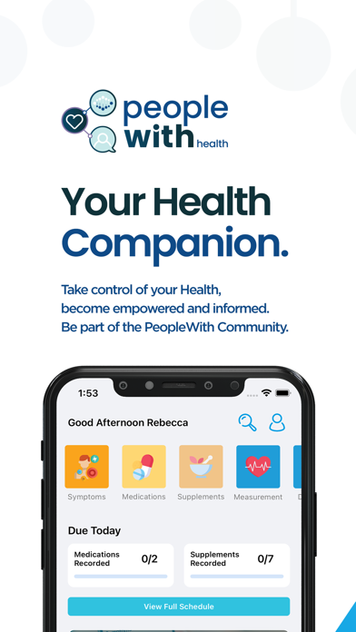 PeopleWith - Symptoms & Health Screenshot