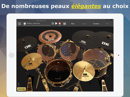 Screenshot #5 pour DrumKnee 3D Batterie - Drums