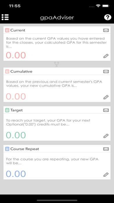 Academic Advisor app screenshot