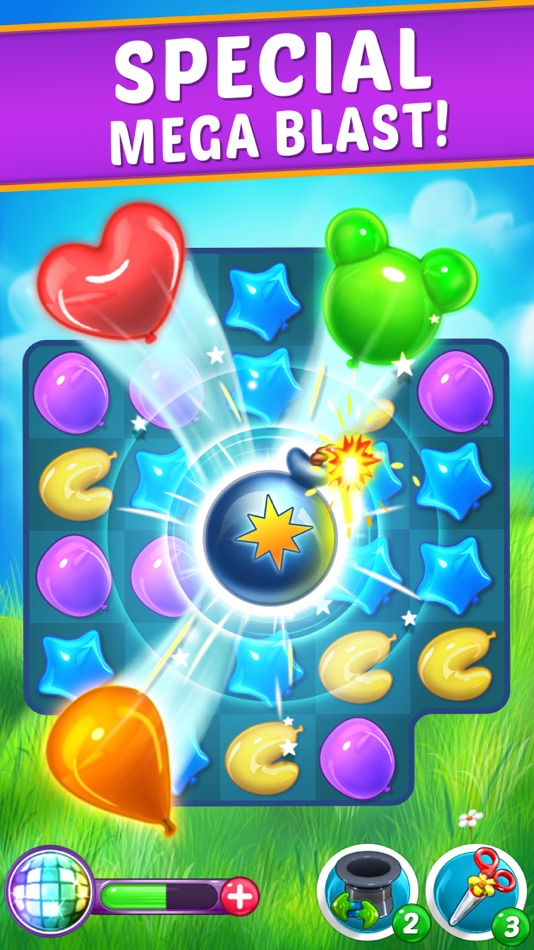 #2. Balloon Paradise: Match 3 Game (iOS) Podle: RV AppStudios LLC