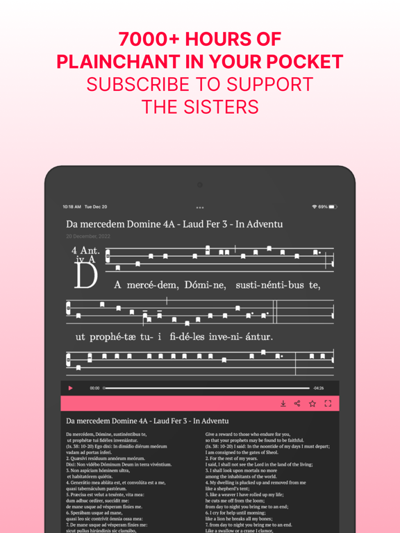 Neumz - Gregorian Chant iPad screenshot 4 - Music app