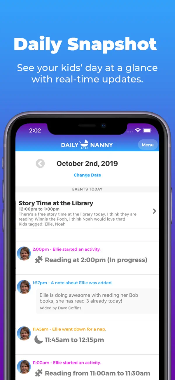 Daily Nanny Screenshot 1