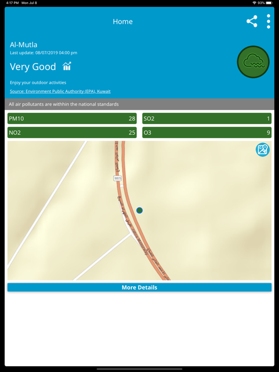 Screenshot #4 pour Kuwait Air Quality