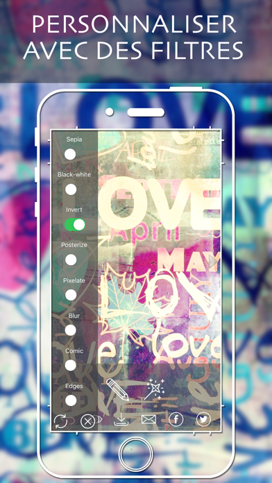 Screenshot #3 pour Fonds d'écran personnalisés