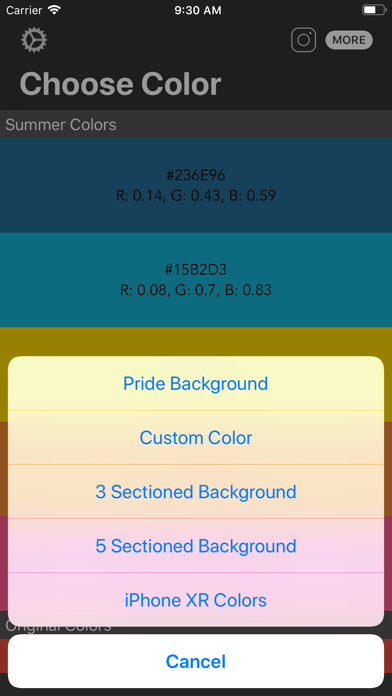 SimpleBackgrounds app screenshot 2