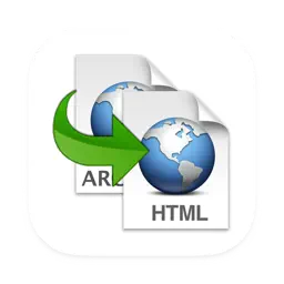 Webarchive to HTML app icon