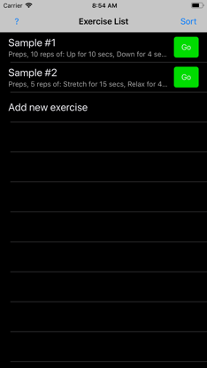 RehabTimer screenshot 1