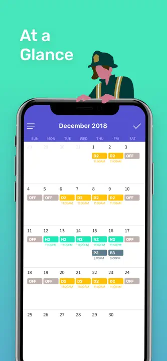 Shift Day Work Calendar: Screenshot 5 von 7