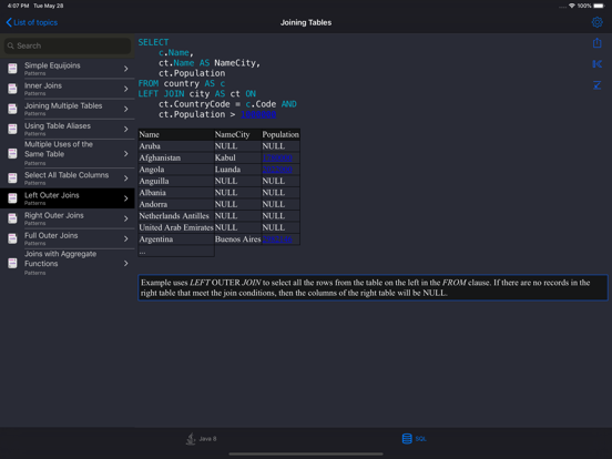 Java Recipes iPad screenshot 7 - Developer Tools app