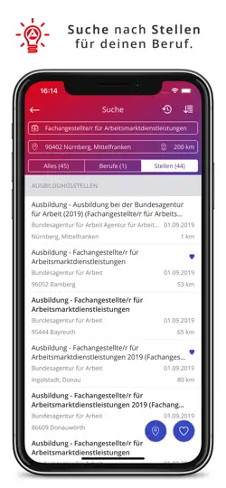 Screenshot von AzubiWelt auf dem iPhone 5