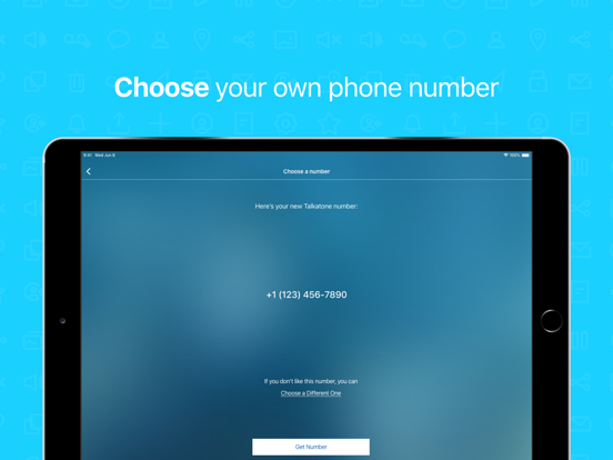 Talkatone: WiFi Text & Calls iPad screenshot 6 - Social Networking app