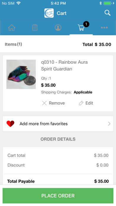 Blue Moon Crystals & Jewelry iPhone screenshot 4 - Shopping app