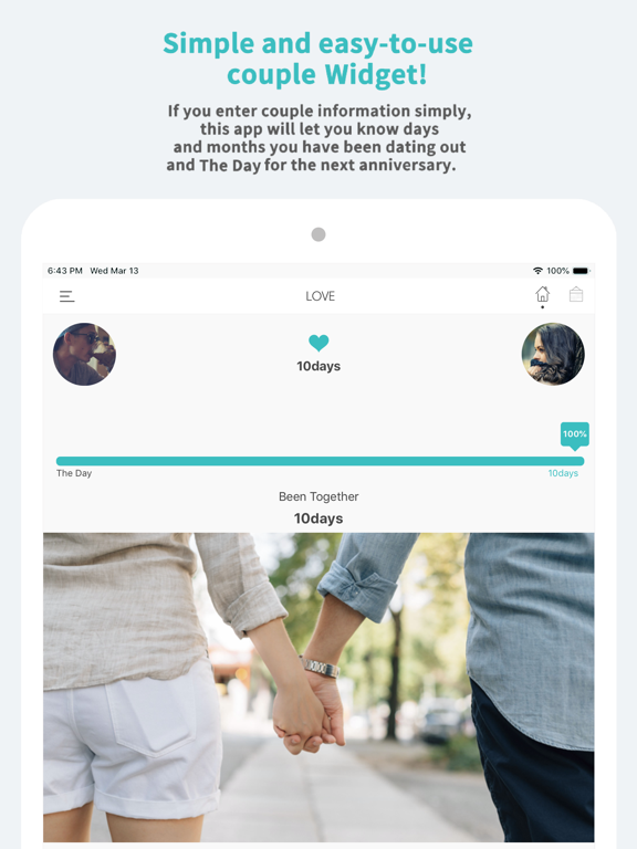 Screenshot #5 pour Widget du jour J. de couple