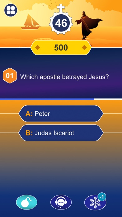 Bible Trivia: Jesus Quiz Games Screenshot