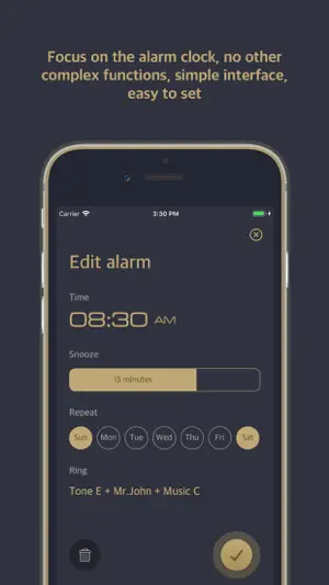 Alarmix - Gentle Alarm Clock screenshot 2
