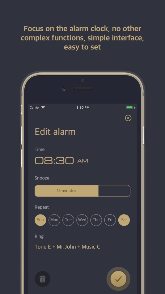 #2. Alarmix - Wake up gently (iOS) Podle: 晓飞 何