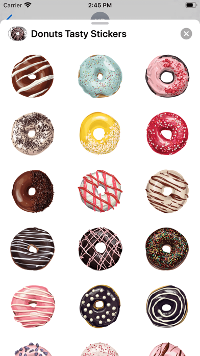 Donuts Tasty Stickers Screenshot