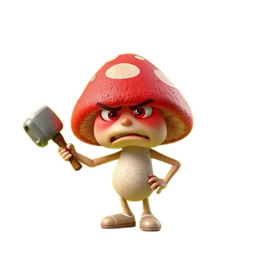 Glowing Mushroom Stickers