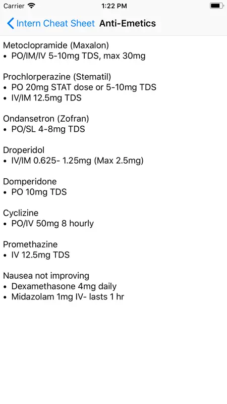 Intern Cheat Sheet screenshot 2 of 4
