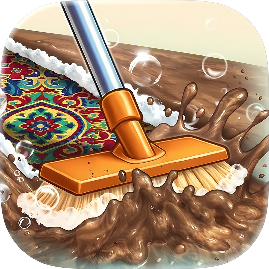 Apple App Store cover for Relaxing ASMR Carpet Cleaning