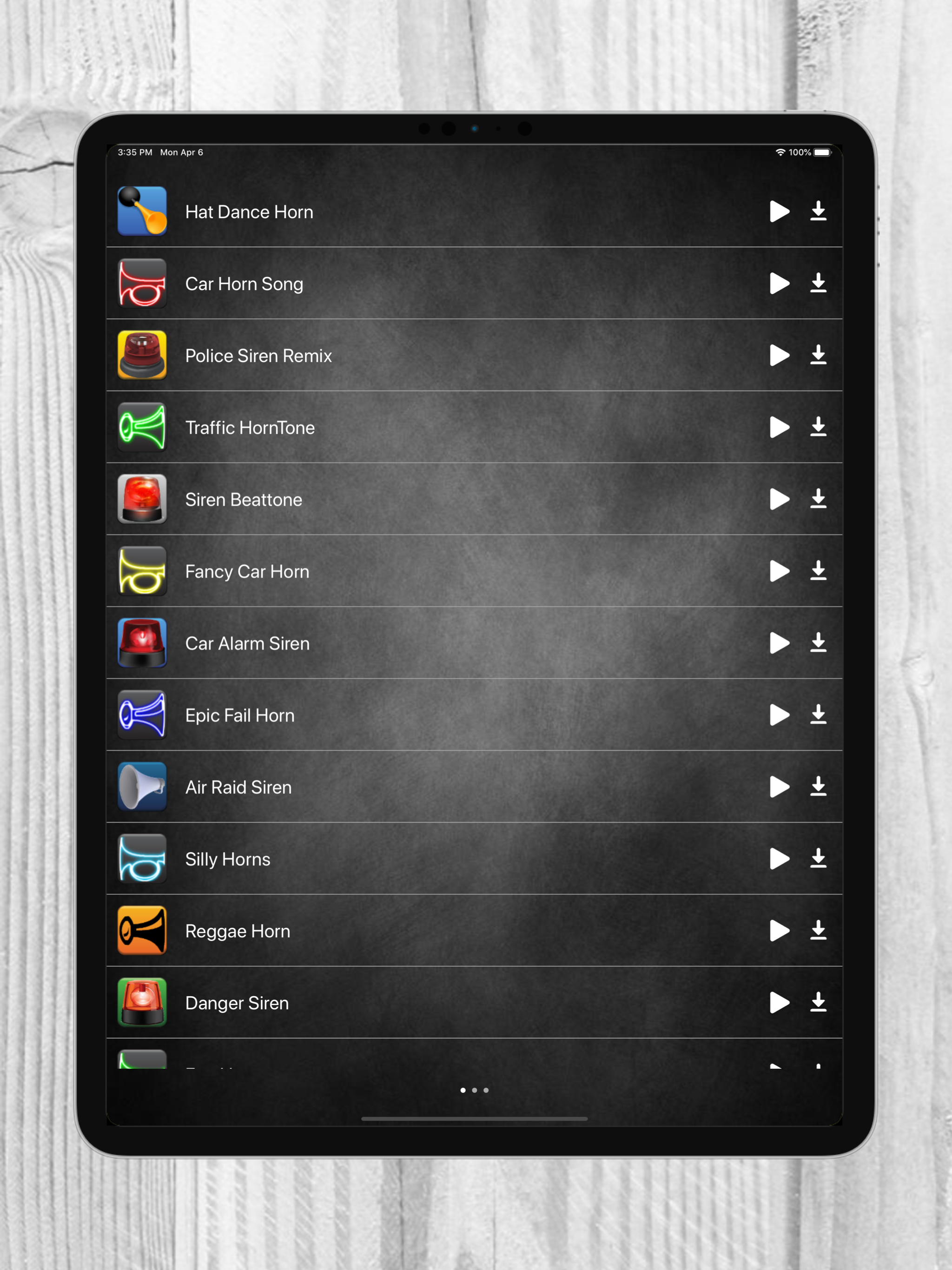 Sirens and Horn Ringtones
