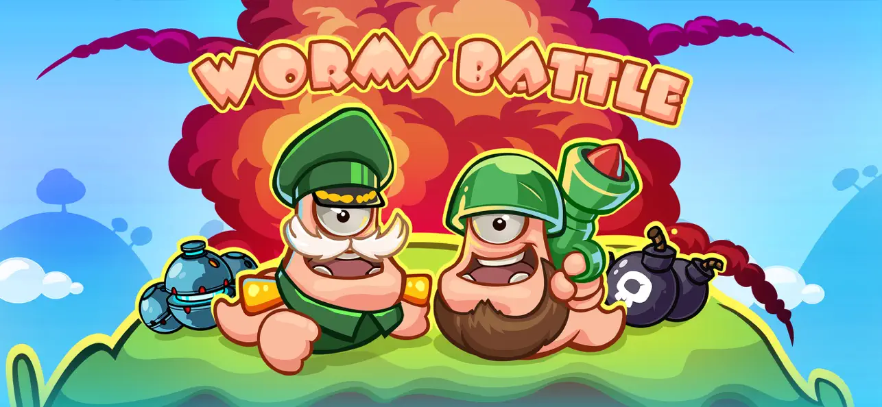 Screenshot #1 pour Worms Battle: War & Fun World