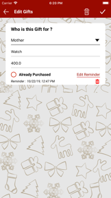 Christmas Budget Planner screenshot