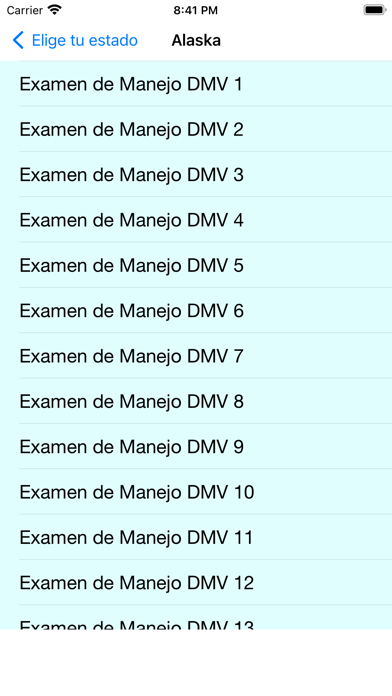 Examen del Conductor del 2025 Screenshot