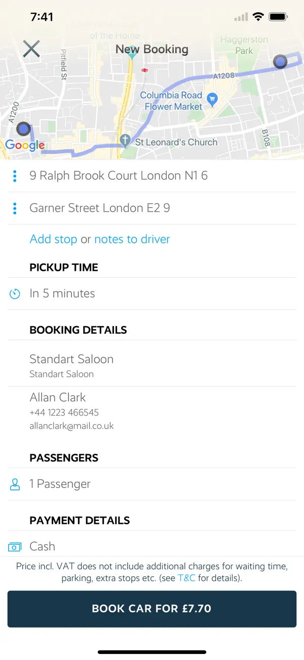Screenshot #3 pour Travelhire Car Service