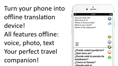 Screenshot #1 pour Offline Translator: Spanish HD