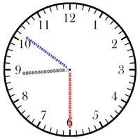 digital-analog clock