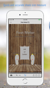 Feet Meter  measure shoe size screenshot
