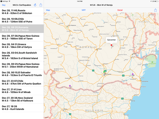 Screenshot #4 pour Moniteur de Séisme
