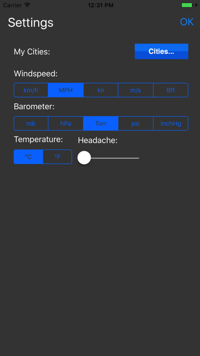 Barometer antique Screenshot