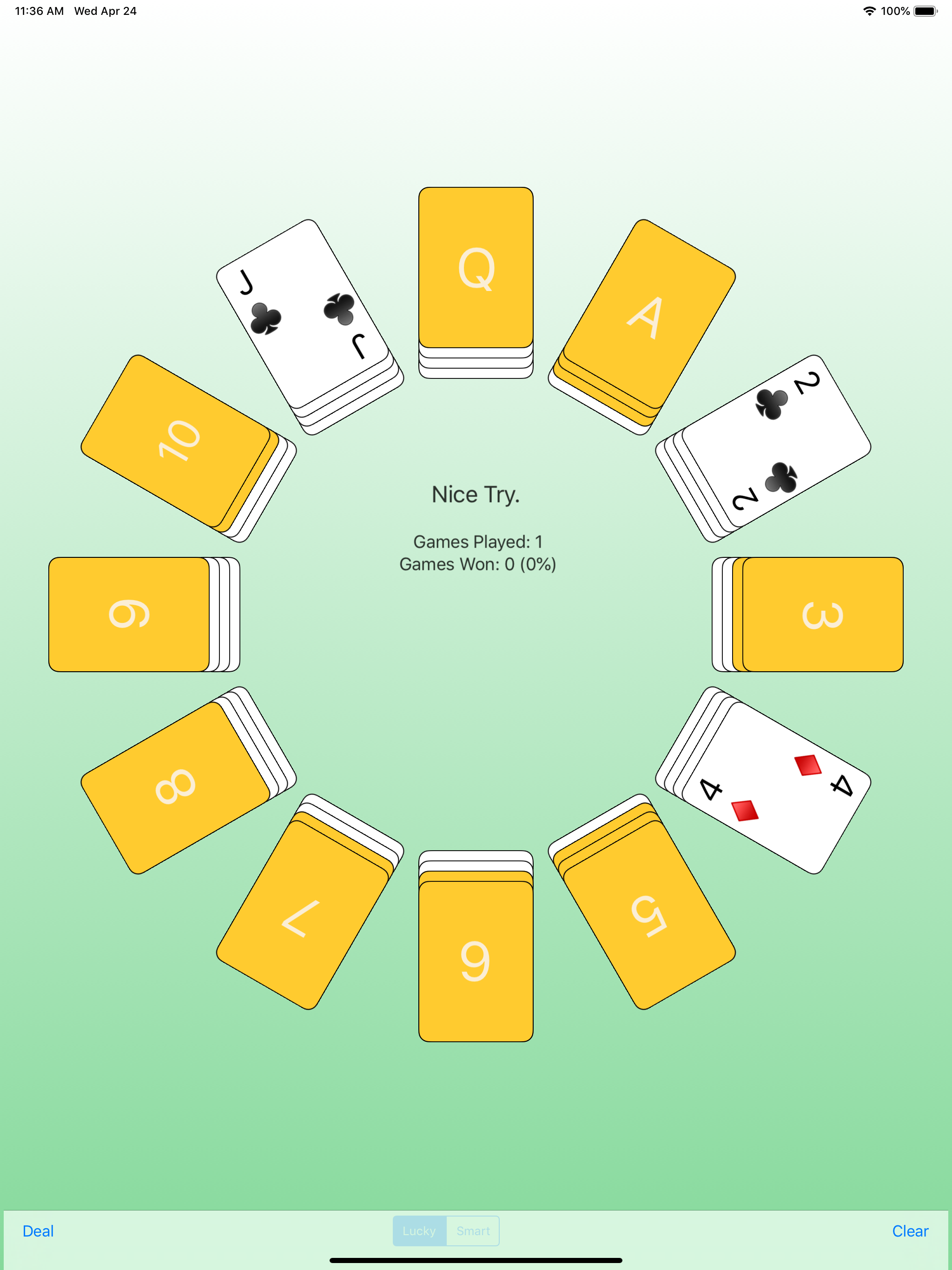 Smart Clock Solitaire screenshot 6