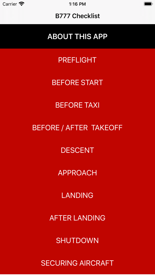 #1. B777 Checklist (iOS) 게시자: Lukasz Musial