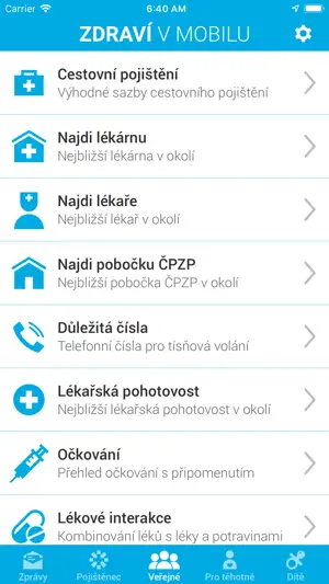 Zdraví v mobilu screenshot 3