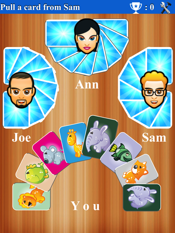 Old Maid Game iPad screenshot 4 - Games app