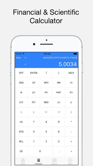 Screenshot #2 pour BA Financial Calculator Plus