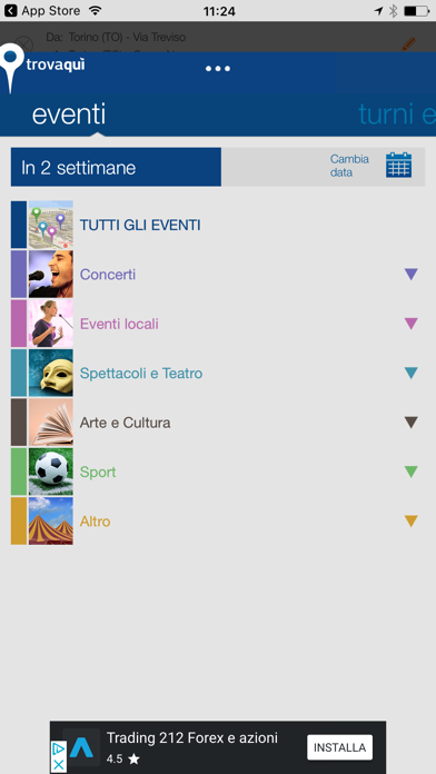 TuttoCittà iPhone screenshot 3