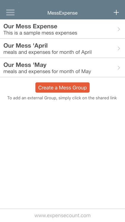 Mess Xpense - meals & expenses