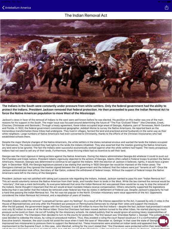 American History: 1492-2024 iPad screenshot
