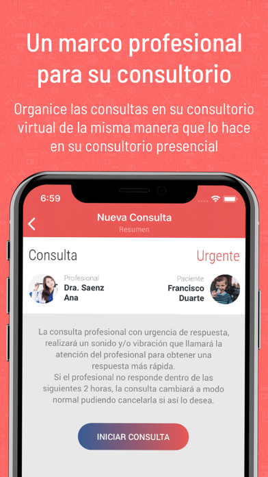 DoqChat iPhone screenshot 4 - Medical app
