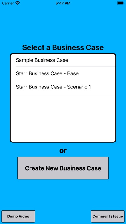 Easy Business Case Calculator