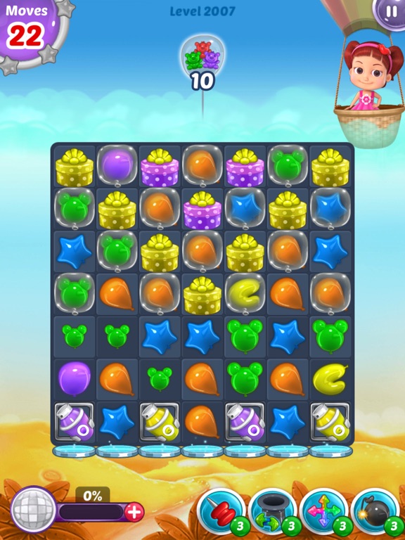 Balloon Paradise: Match 3 Game iPad screenshot 7 - Games app