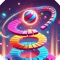 Bounce Ball Drop is a fast-paced arcade game where you control a ball that bounces through colorful helix platforms